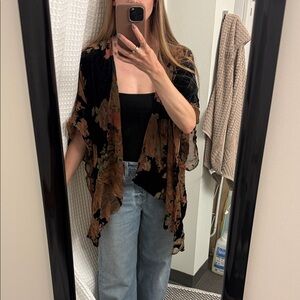 Rose and Velvet Kimono